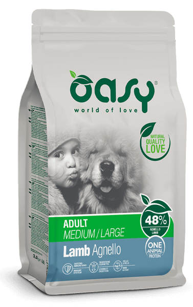 Oasy ONE ANIMAL PROTEIN Adult Medium Large Agnello 12 kg