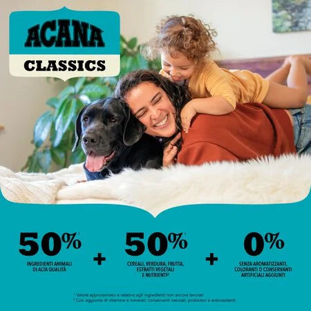 Acana Classics Wild Coast 9,7 Kg Alimenti Secchi per Cani