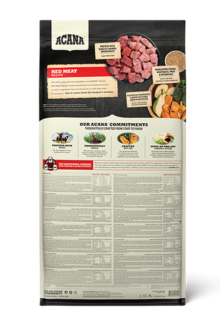 Acana Red Meat 9,7 Kg Alimenti Secchi per Cani