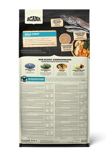 Acana Classics Wild Coast 9,7 Kg Alimenti Secchi per Cani