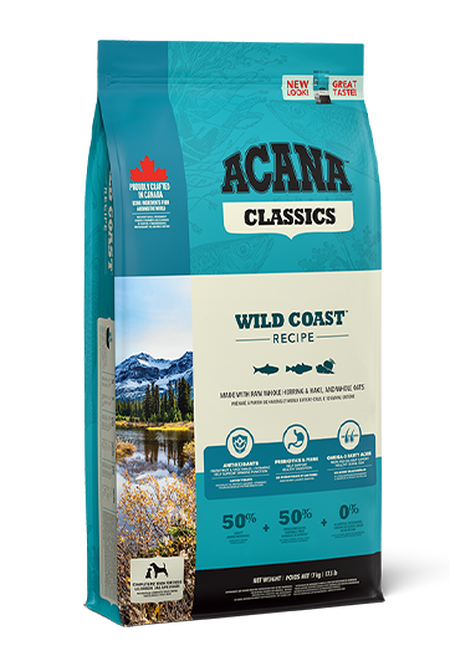 Acana Classics Wild Coast 9,7 Kg Alimenti Secchi per Cani