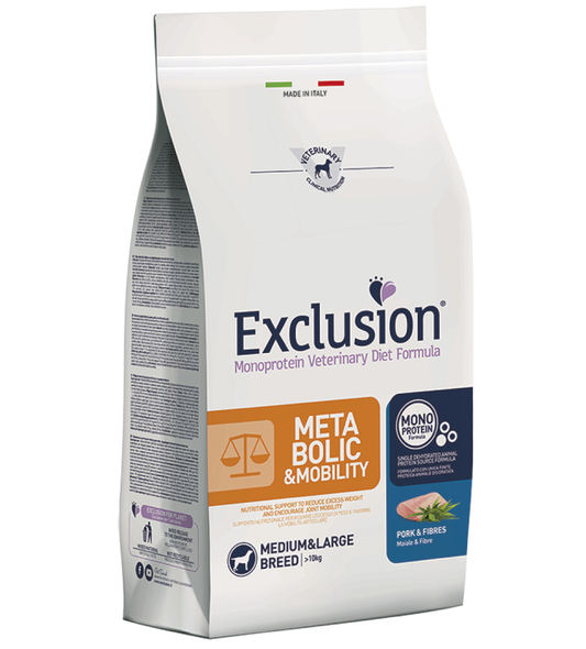 Exclusion Veterinary Diet Canine Metabolic Mobility Medium/Large 12kg