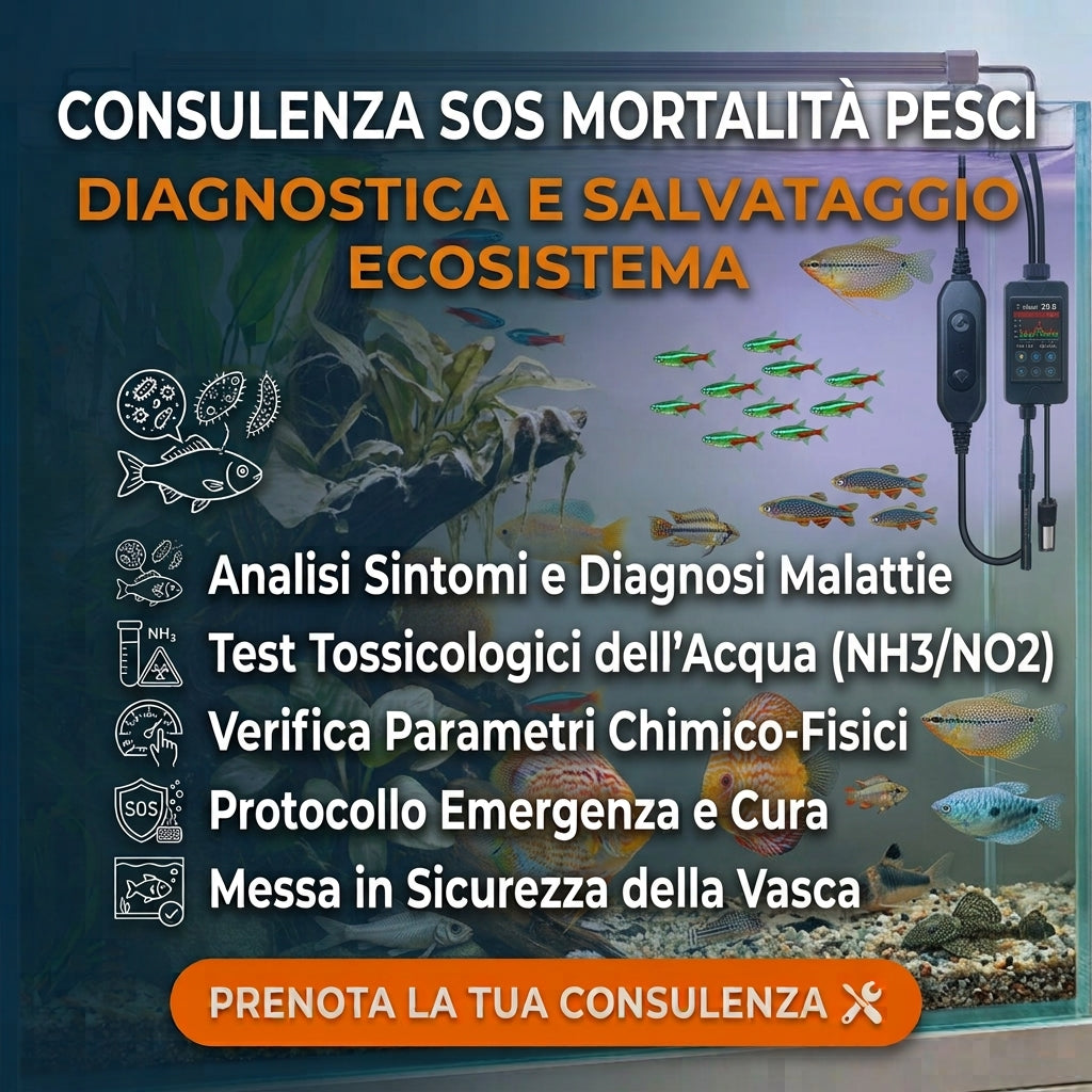 Diagnostica e Prevenzione della Mortalità dei Pesci in Acquario: Consulenza Professionale - 30 Minuti -