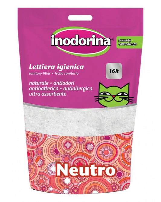 Inodorina Lettiera igienica in Silicio Neutra 16 lt
