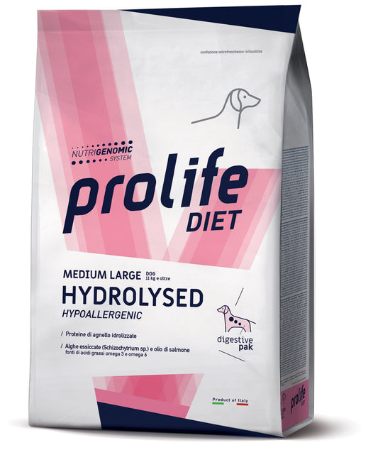 Prolife Hydrolysed Hypoallergenic Medium/Large Cane 8 Kg