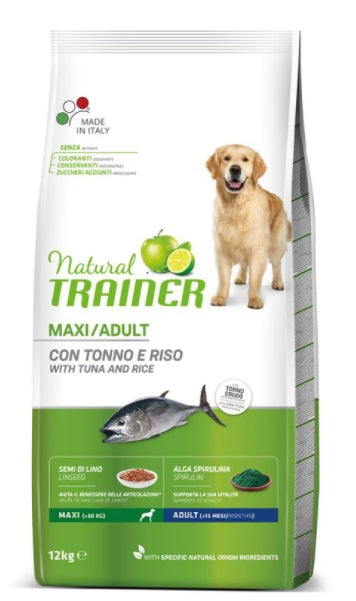Natural Trainer Adult Maxi Tonno e Riso 12 Kg
